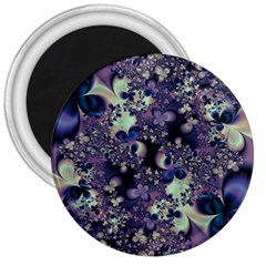 Abstract Floral Art Print 3  Magnets by SpinnyChairDesigns