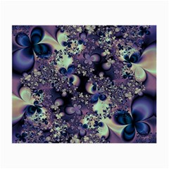 Abstract Floral Art Print Small Glasses Cloth by SpinnyChairDesigns