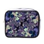 Abstract Floral Art Print Mini Toiletries Bag (One Side) Front