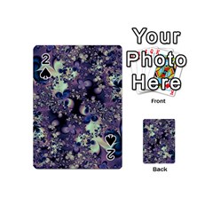 Abstract Floral Art Print Playing Cards 54 Designs (mini) by SpinnyChairDesigns