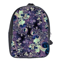 Abstract Floral Art Print School Bag (xl) by SpinnyChairDesigns