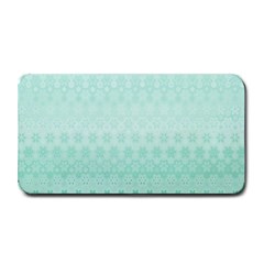 Biscay Green Floral Print Medium Bar Mats by SpinnyChairDesigns