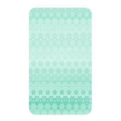 Biscay Green Floral Print Memory Card Reader (rectangular) by SpinnyChairDesigns