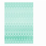 Biscay Green Floral Print Small Garden Flag (Two Sides) Back