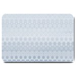 Faded Blue Floral Print Large Doormat  30 x20  Door Mat