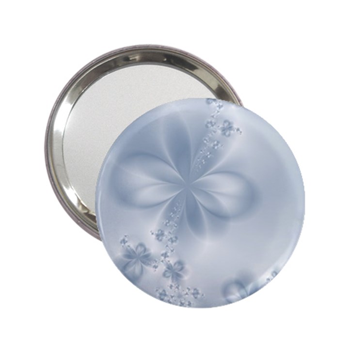 Faded Blue Floral Print 2.25  Handbag Mirrors