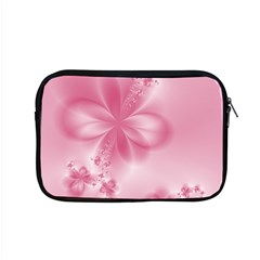 Blush Pink Floral Print Apple Macbook Pro 15  Zipper Case by SpinnyChairDesigns