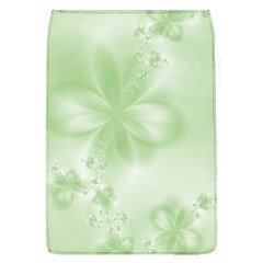 Tea Green Floral Print Removable Flap Cover (l) by SpinnyChairDesigns