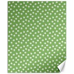 Spring Green White Floral Print Canvas 16  x 20  15.75 x19.29  Canvas - 1