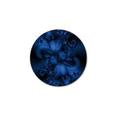 Dark Blue Abstract Pattern Golf Ball Marker (10 Pack) by SpinnyChairDesigns