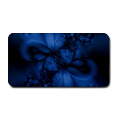 Dark Blue Abstract Pattern Medium Bar Mats by SpinnyChairDesigns