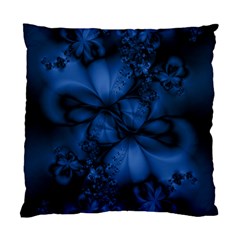 Dark Blue Abstract Pattern Standard Cushion Case (one Side) by SpinnyChairDesigns