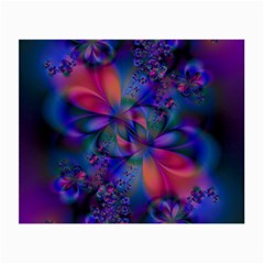 Abstract Floral Art Print Small Glasses Cloth by SpinnyChairDesigns