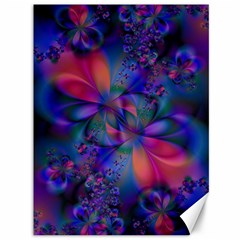 Abstract Floral Art Print Canvas 36  X 48  by SpinnyChairDesigns