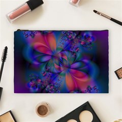 Abstract Floral Art Print Cosmetic Bag (large) by SpinnyChairDesigns