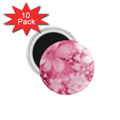 Blush Pink Watercolor Flowers 1 75  Magnets (10 Pack)  by SpinnyChairDesigns