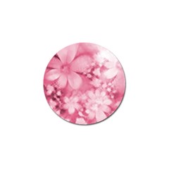 Blush Pink Watercolor Flowers Golf Ball Marker (4 Pack) by SpinnyChairDesigns