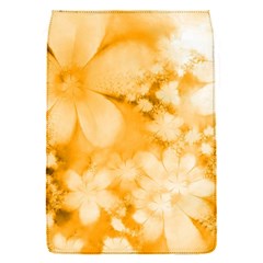 Saffron Yellow Watercolor Floral Print Removable Flap Cover (s) by SpinnyChairDesigns