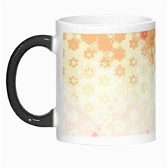 Abstract Floral Print Morph Mugs by SpinnyChairDesigns