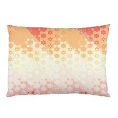 Abstract Floral Print Pillow Case by SpinnyChairDesigns