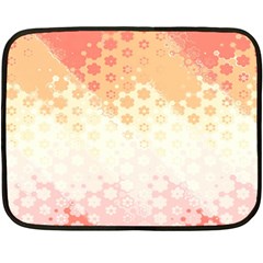 Abstract Floral Print Fleece Blanket (mini) by SpinnyChairDesigns