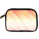 Abstract Floral Print Digital Camera Leather Case Front