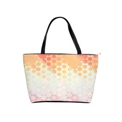 Abstract Floral Print Classic Shoulder Handbag by SpinnyChairDesigns