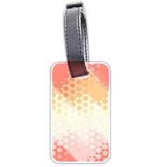 Abstract Floral Print Luggage Tag (two Sides) by SpinnyChairDesigns