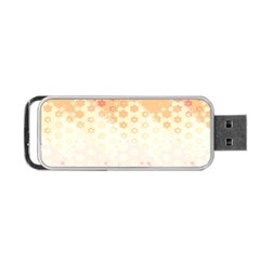 Abstract Floral Print Portable Usb Flash (one Side) by SpinnyChairDesigns