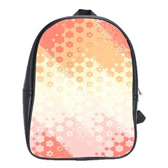 Abstract Floral Print School Bag (xl) by SpinnyChairDesigns