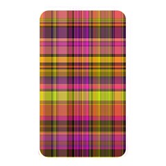 Pink Yellow Madras Plaid Memory Card Reader (rectangular) by SpinnyChairDesigns