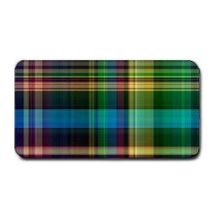 Colorful Madras Plaid Medium Bar Mats by SpinnyChairDesigns