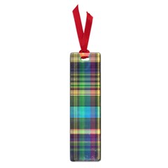 Colorful Madras Plaid Small Book Marks by SpinnyChairDesigns