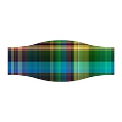 Colorful Madras Plaid Stretchable Headband by SpinnyChairDesigns