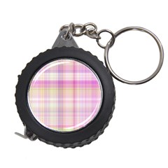 Pink Madras Plaid Measuring Tape by SpinnyChairDesigns