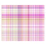 Pink Madras Plaid Double Sided Flano Blanket (Small)  50 x40  Blanket Front