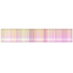 Pink Madras Plaid Large Flano Scarf  by SpinnyChairDesigns