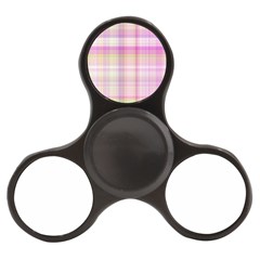 Pink Madras Plaid Finger Spinner by SpinnyChairDesigns