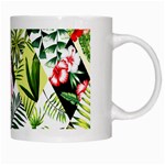 Flamingo Ropical White Mugs Right