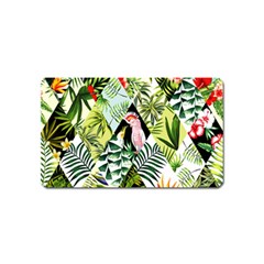 Flamingo Ropical Magnet (name Card) by designsbymallika