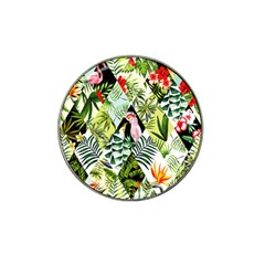 Flamingo Ropical Hat Clip Ball Marker (10 Pack) by designsbymallika