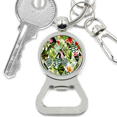 Flamingo Ropical Bottle Opener Key Chain by designsbymallika