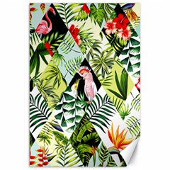 Flamingo Ropical Canvas 20  X 30  by designsbymallika