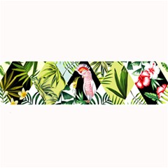 Flamingo Ropical Large Bar Mats by designsbymallika