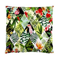 Flamingo Ropical Standard Cushion Case (two Sides) by designsbymallika