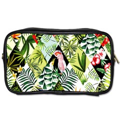 Flamingo Ropical Toiletries Bag (two Sides) by designsbymallika