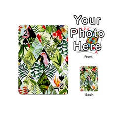 Flamingo Ropical Playing Cards 54 Designs (mini) by designsbymallika