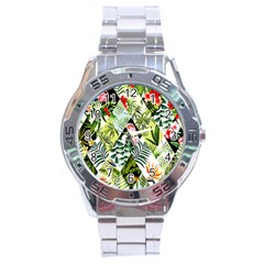 Flamingo Ropical Stainless Steel Analogue Watch by designsbymallika