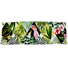 Flamingo Ropical Body Pillow Case (dakimakura) by designsbymallika