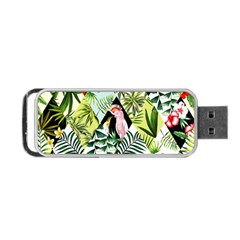 Flamingo Ropical Portable Usb Flash (one Side) by designsbymallika